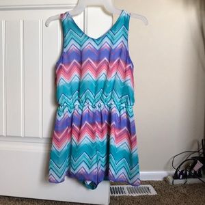 Multi colored romper
